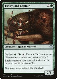 Tuskguard Captain [Zendikar Rising Commander] | Dumpster Cat Games