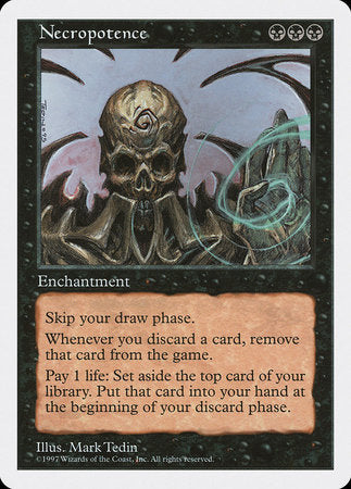 Necropotence [Fifth Edition] | Dumpster Cat Games
