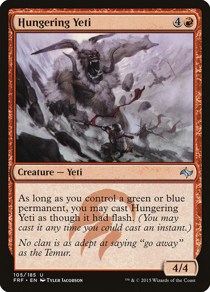 Hungering Yeti [Fate Reforged] | Dumpster Cat Games