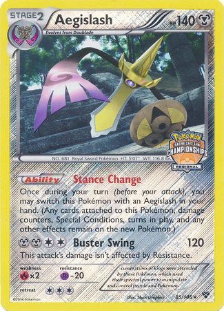 Aegislash (85/146) (Regional Championship Promo) [XY: Base Set] | Dumpster Cat Games