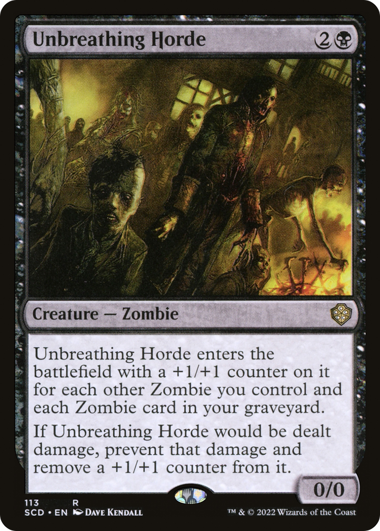 Unbreathing Horde [Starter Commander Decks] | Dumpster Cat Games