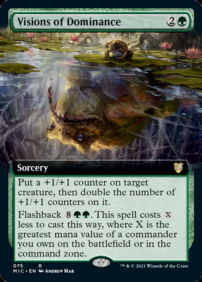 Visions of Dominance (Extended) [Innistrad: Midnight Hunt Commander] | Dumpster Cat Games