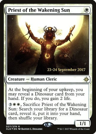 Priest of the Wakening Sun [Ixalan Promos] | Dumpster Cat Games