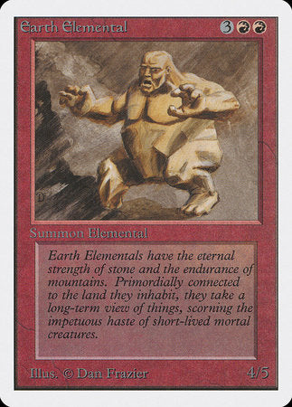 Earth Elemental [Unlimited Edition] | Dumpster Cat Games