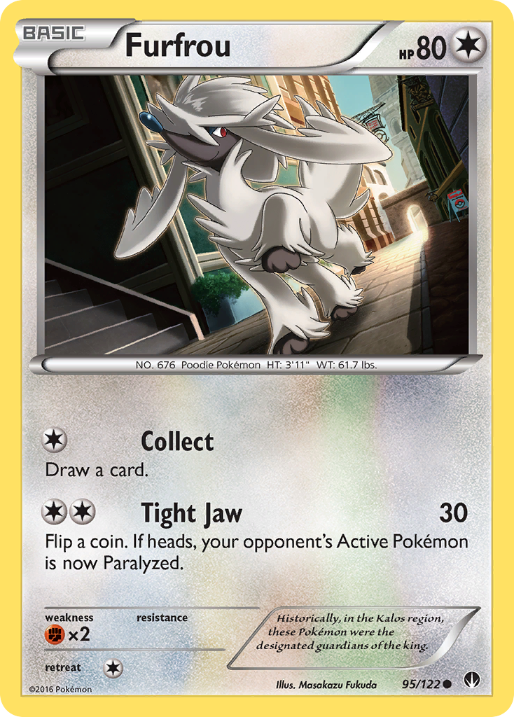 Furfrou (95/122) [XY: BREAKpoint] | Dumpster Cat Games