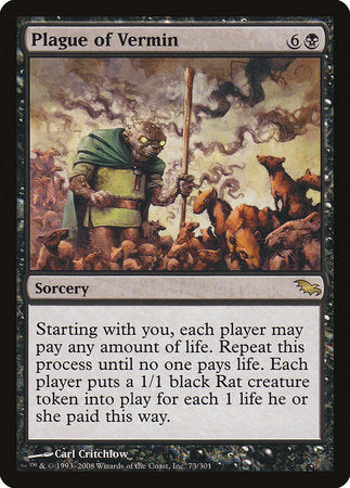 Plague of Vermin [Shadowmoor] | Dumpster Cat Games