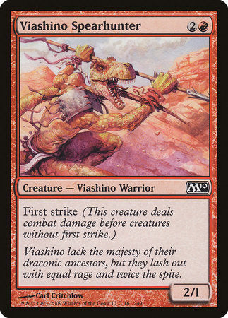 Viashino Spearhunter [Magic 2010] | Dumpster Cat Games