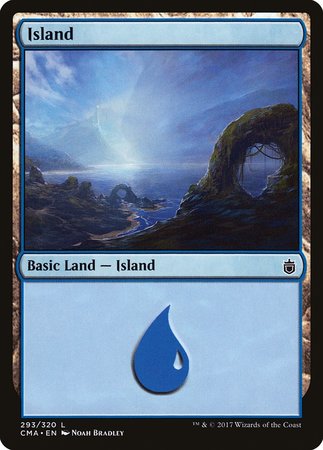Island (293) [Commander Anthology] | Dumpster Cat Games