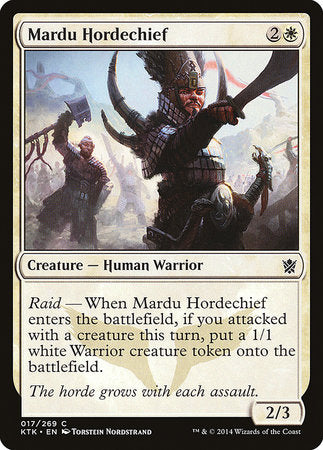 Mardu Hordechief [Khans of Tarkir] | Dumpster Cat Games