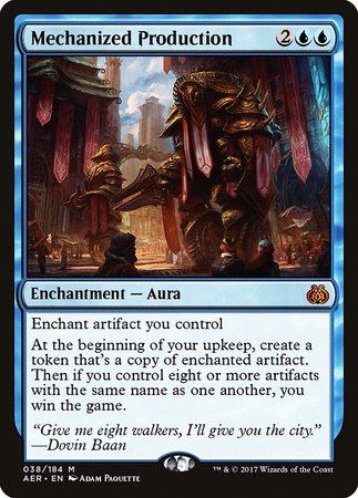 Mechanized Production [Aether Revolt] | Dumpster Cat Games