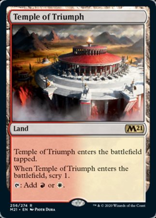 Temple of Triumph [Core Set 2021] | Dumpster Cat Games