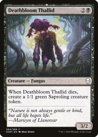 Deathbloom Thallid [Dominaria] | Dumpster Cat Games