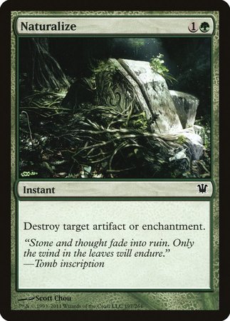 Naturalize [Innistrad] | Dumpster Cat Games
