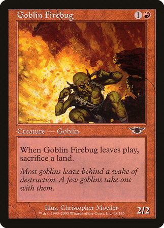 Goblin Firebug [Legions] | Dumpster Cat Games