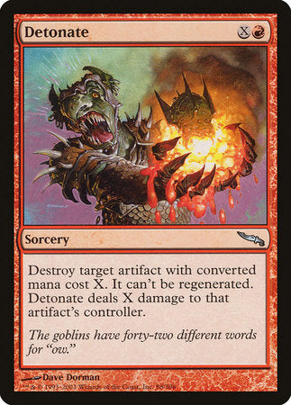 Detonate [Mirrodin] | Dumpster Cat Games