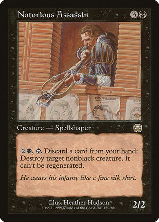 Notorious Assassin [Mercadian Masques] | Dumpster Cat Games