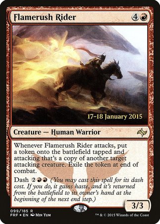 Flamerush Rider [Fate Reforged Promos] | Dumpster Cat Games