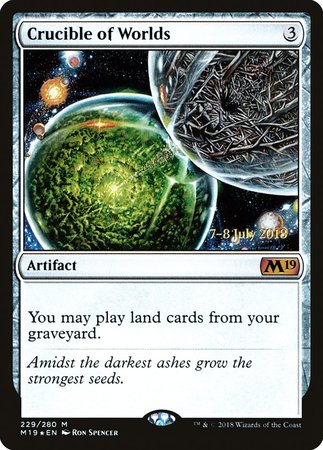 Crucible of Worlds [Core Set 2019 Promos] | Dumpster Cat Games