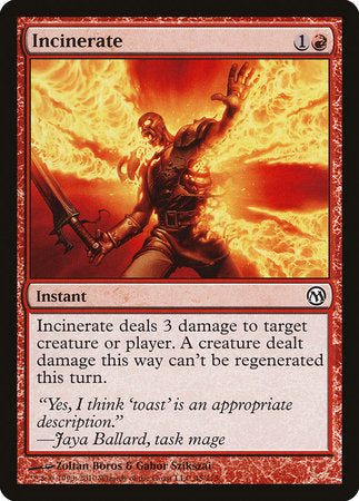 Incinerate [Duels of the Planeswalkers] | Dumpster Cat Games