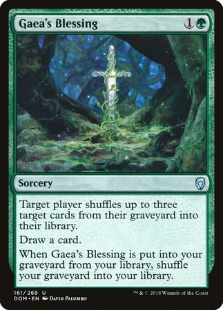 Gaea's Blessing [Dominaria] | Dumpster Cat Games