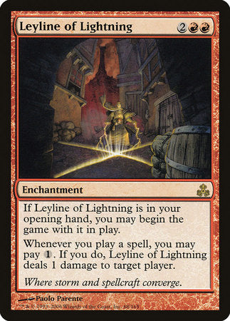 Leyline of Lightning [Guildpact] | Dumpster Cat Games