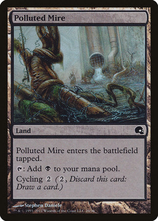 Polluted Mire [Premium Deck Series: Graveborn] | Dumpster Cat Games
