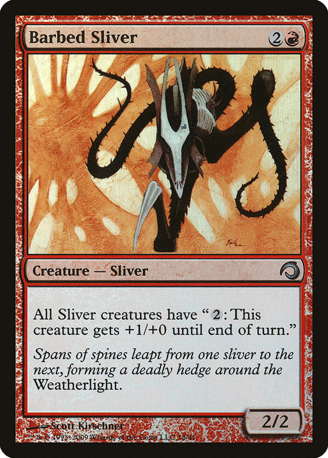 Barbed Sliver [Premium Deck Series: Slivers] | Dumpster Cat Games