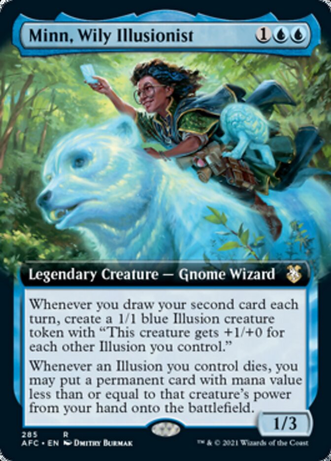 Minn, Wily Illusionist (Extended) [Dungeons & Dragons: Adventures in the Forgotten Realms Commander] | Dumpster Cat Games