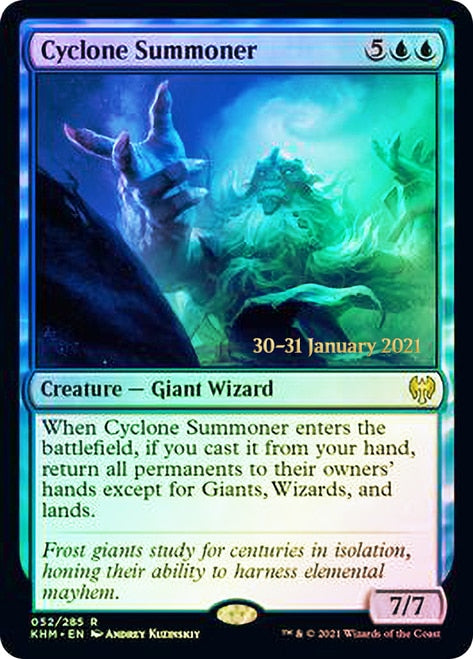 Cyclone Summoner  [Kaldheim Prerelease Promos] | Dumpster Cat Games
