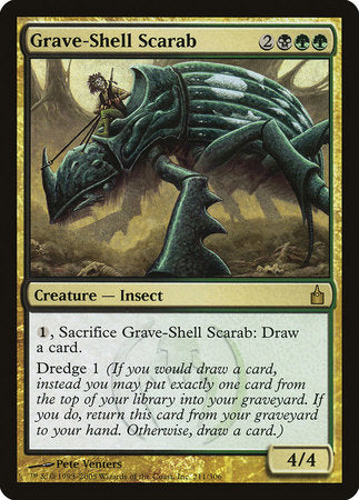 Grave-Shell Scarab [Ravnica: City of Guilds] | Dumpster Cat Games
