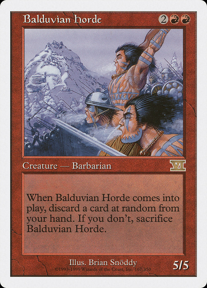 Balduvian Horde [Classic Sixth Edition] | Dumpster Cat Games