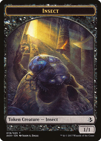 Insect Token [Amonkhet Tokens] | Dumpster Cat Games