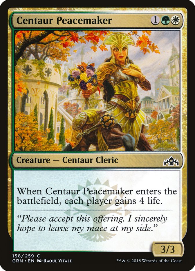 Centaur Peacemaker [Guilds of Ravnica] | Dumpster Cat Games