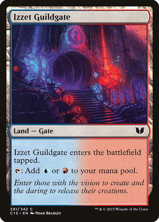 Izzet Guildgate [Commander 2015] | Dumpster Cat Games