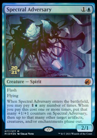 Spectral Adversary [Innistrad: Midnight Hunt Prerelease Promos] | Dumpster Cat Games