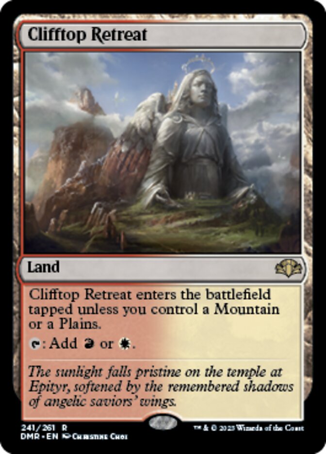 Clifftop Retreat [Dominaria Remastered] | Dumpster Cat Games