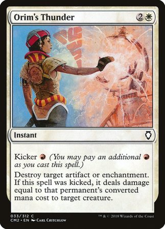 Orim's Thunder [Commander Anthology Volume II] | Dumpster Cat Games