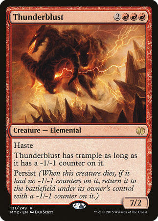 Thunderblust [Modern Masters 2015] | Dumpster Cat Games