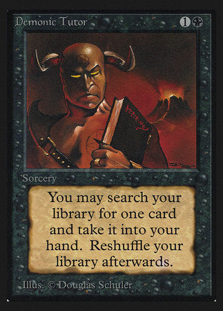 Demonic Tutor (CE) [Collectors’ Edition] | Dumpster Cat Games