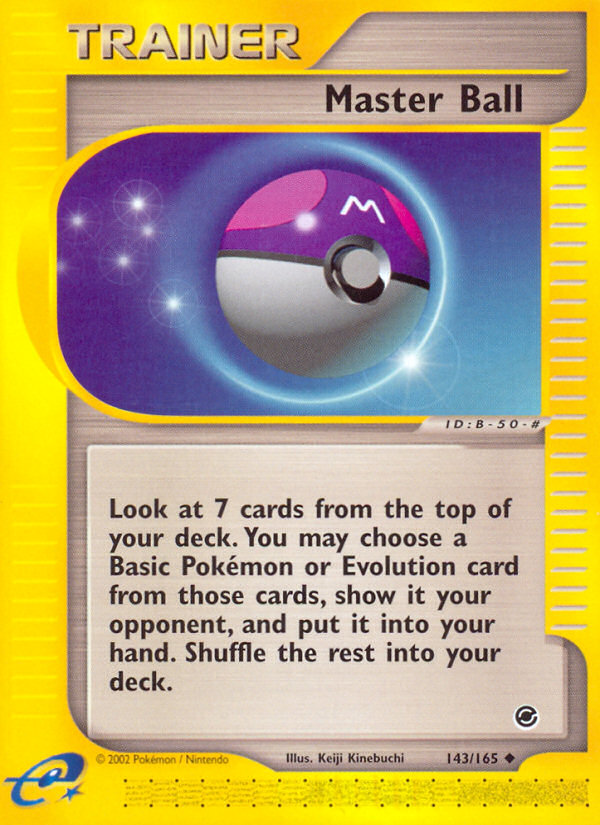 Master Ball (143/165) [Expedition: Base Set] | Dumpster Cat Games
