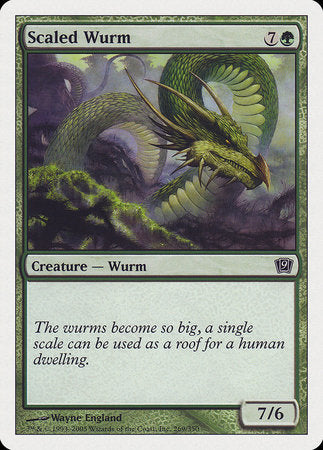 Scaled Wurm [Ninth Edition] | Dumpster Cat Games