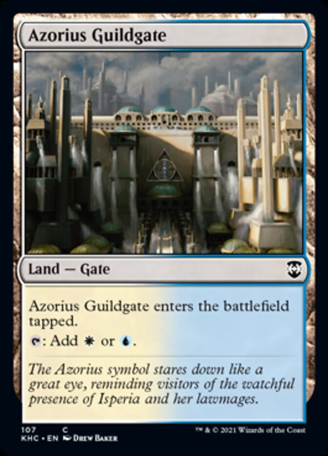 Azorius Guildgate [Kaldheim Commander] | Dumpster Cat Games