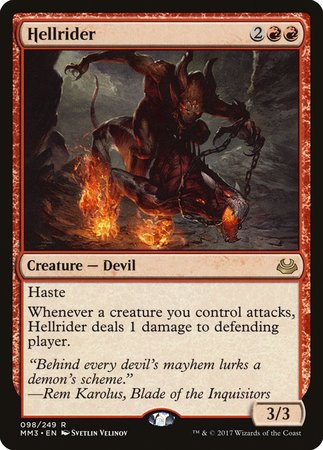 Hellrider [Modern Masters 2017] | Dumpster Cat Games
