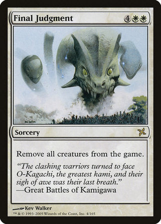 Final Judgment [Betrayers of Kamigawa] | Dumpster Cat Games