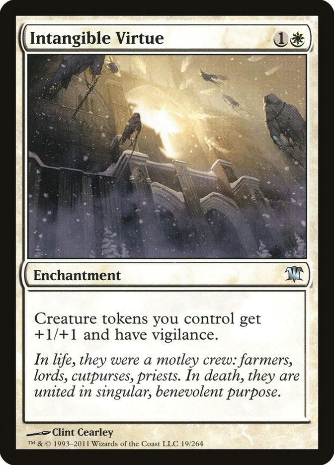Intangible Virtue [Innistrad] | Dumpster Cat Games