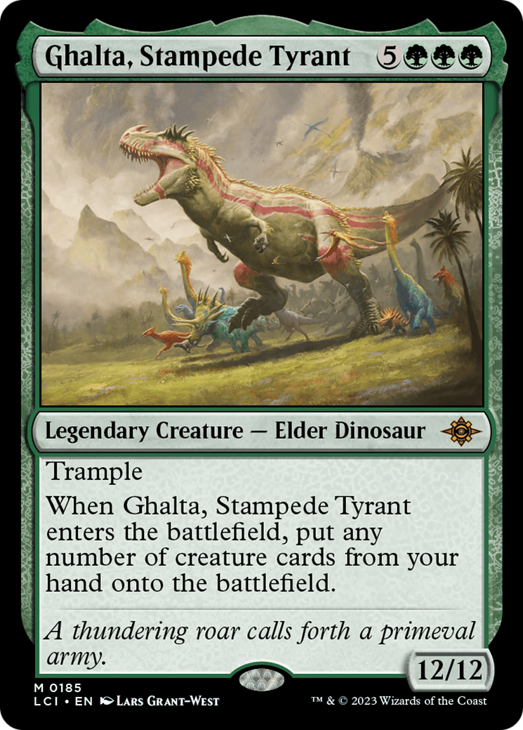Ghalta, Stampede Tyrant [The Lost Caverns of Ixalan] | Dumpster Cat Games