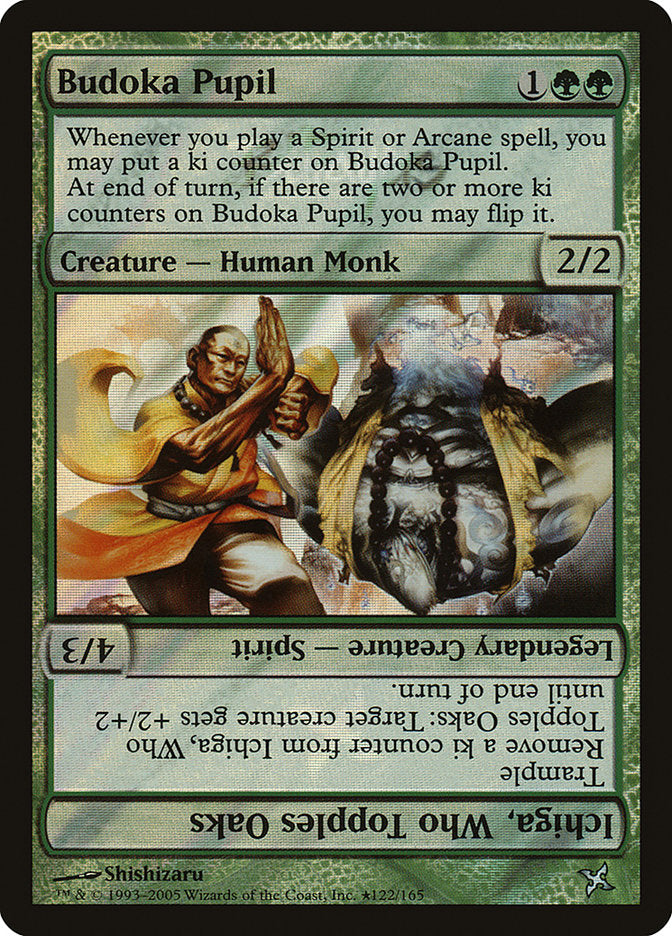 Budoka Pupil // Ichiga, Who Topples Oaks [Betrayers of Kamigawa Promos] | Dumpster Cat Games