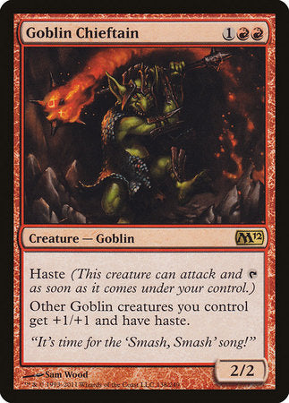 Goblin Chieftain [Magic 2012] | Dumpster Cat Games
