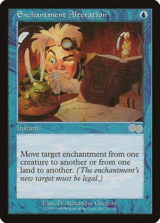 Enchantment Alteration [Urza's Saga] | Dumpster Cat Games