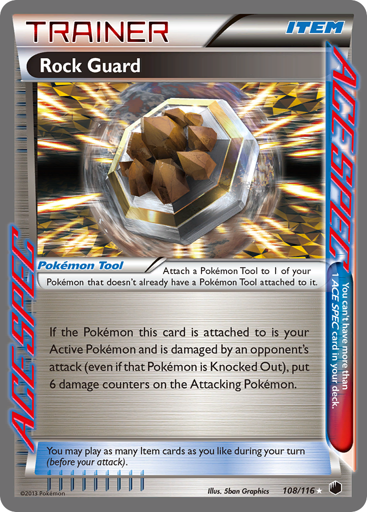 Rock Guard (108/116) [Black & White: Plasma Freeze] | Dumpster Cat Games